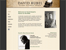 Tablet Screenshot of davidrubel.net